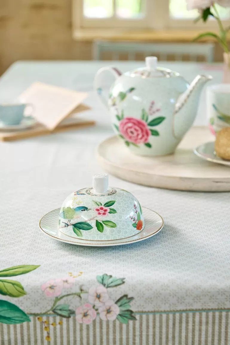 Butterschalen<Pip Studio Blushing Birds Butterschale Runde Weis