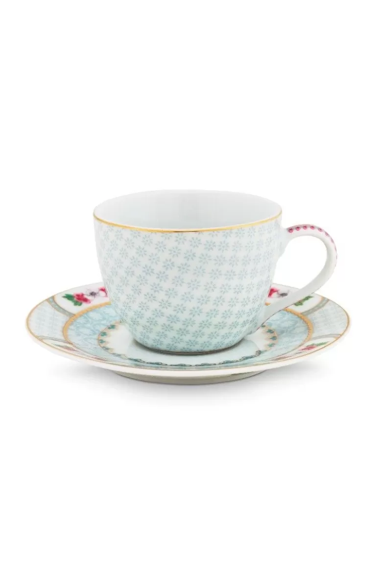Tasse & Untertasse<Pip Studio Blushing Birds Espresso Tasse & Untertasse Weis