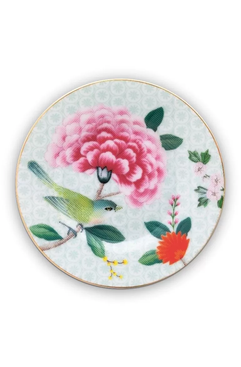 Gebäckteller<Pip Studio Blushing Birds Petit Four 12 Cm Weis