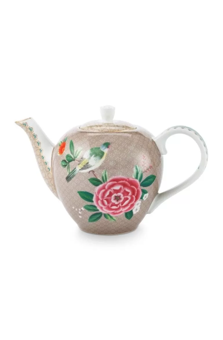 Teekannen<Pip Studio Blushing Birds Teekanne Klein Khaki