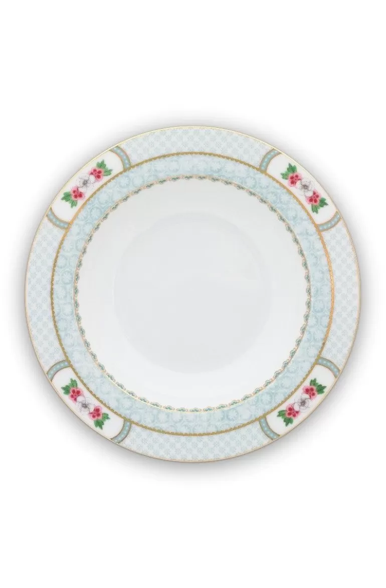 Tiefe Teller<Pip Studio Blushing Birds Tiefer Teller 21,5 Cm Weis