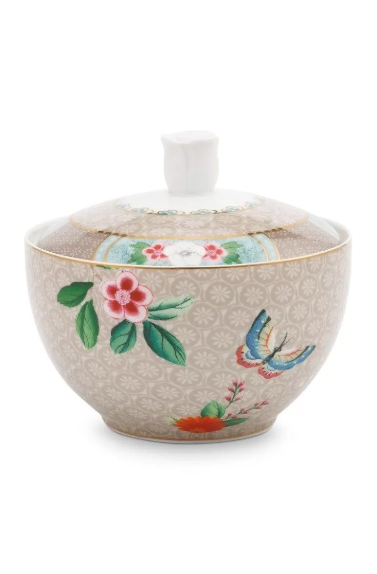 Zuckerdose<Pip Studio Blushing Birds Zuckerdose Khaki