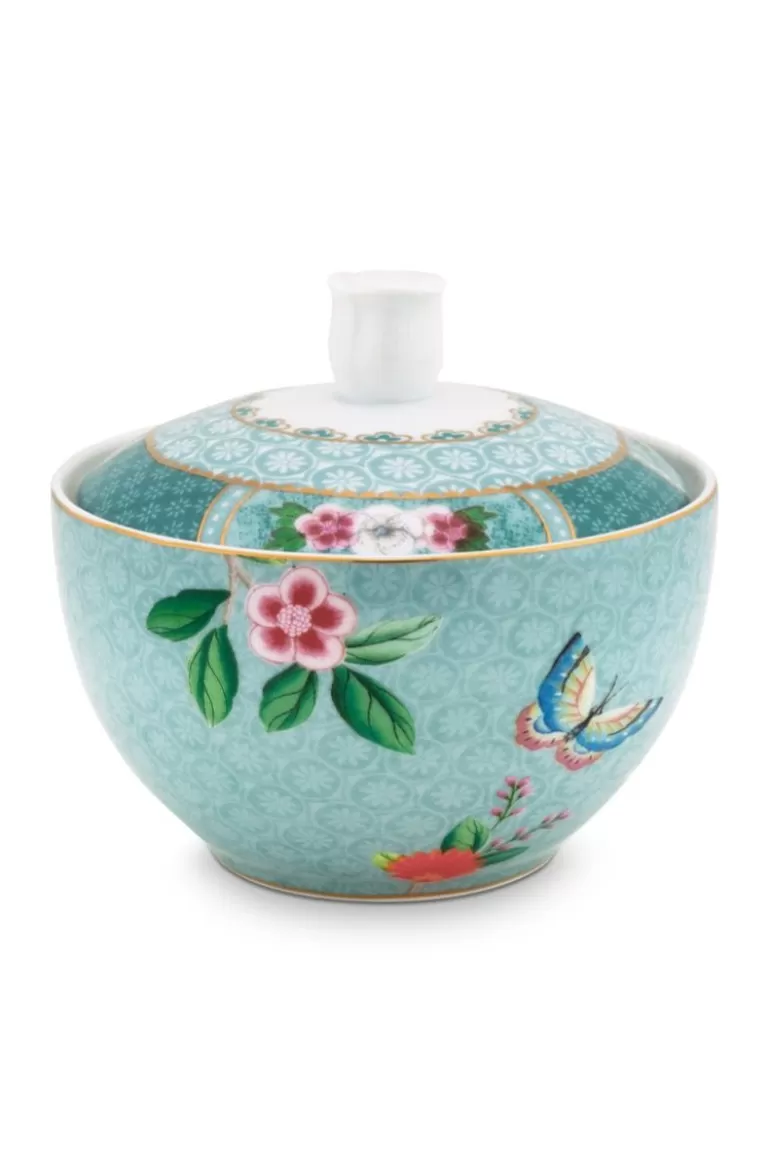Zuckerdose<Pip Studio Blushing Birds Zuckerdose Blau