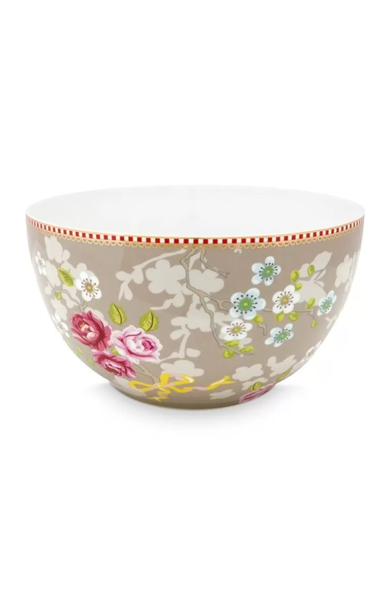 Schalen<Pip Studio Early Bird Schale Chinese Rose 18 Cm Khaki