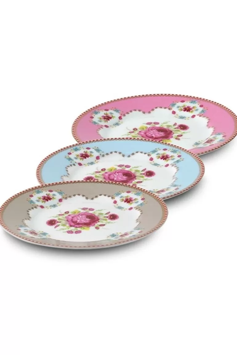 Gebäckteller<Pip Studio Floral Gebäckteller 17 Cm Khaki