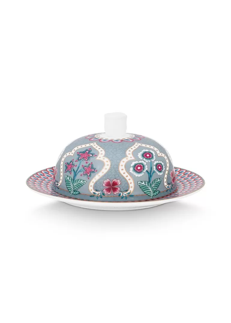 Butterschalen<Pip Studio Flower Festival Butterschale Hell Blau