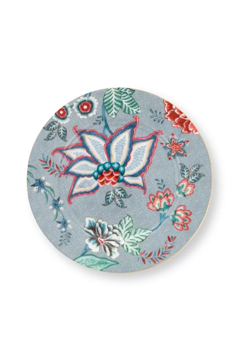 Gebäckteller<Pip Studio Flower Festival Gebäckteller Hell 17 Cm Blau