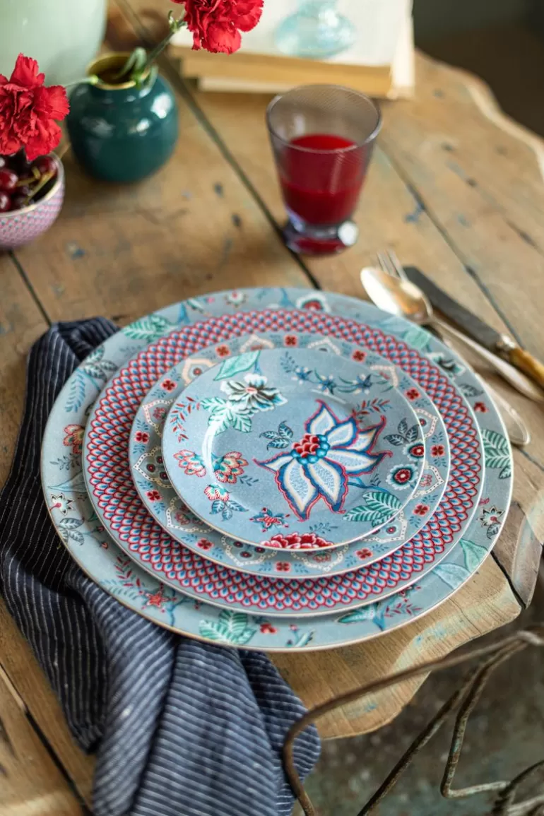 Gebäckteller<Pip Studio Flower Festival Gebäckteller Hell 17 Cm Blau