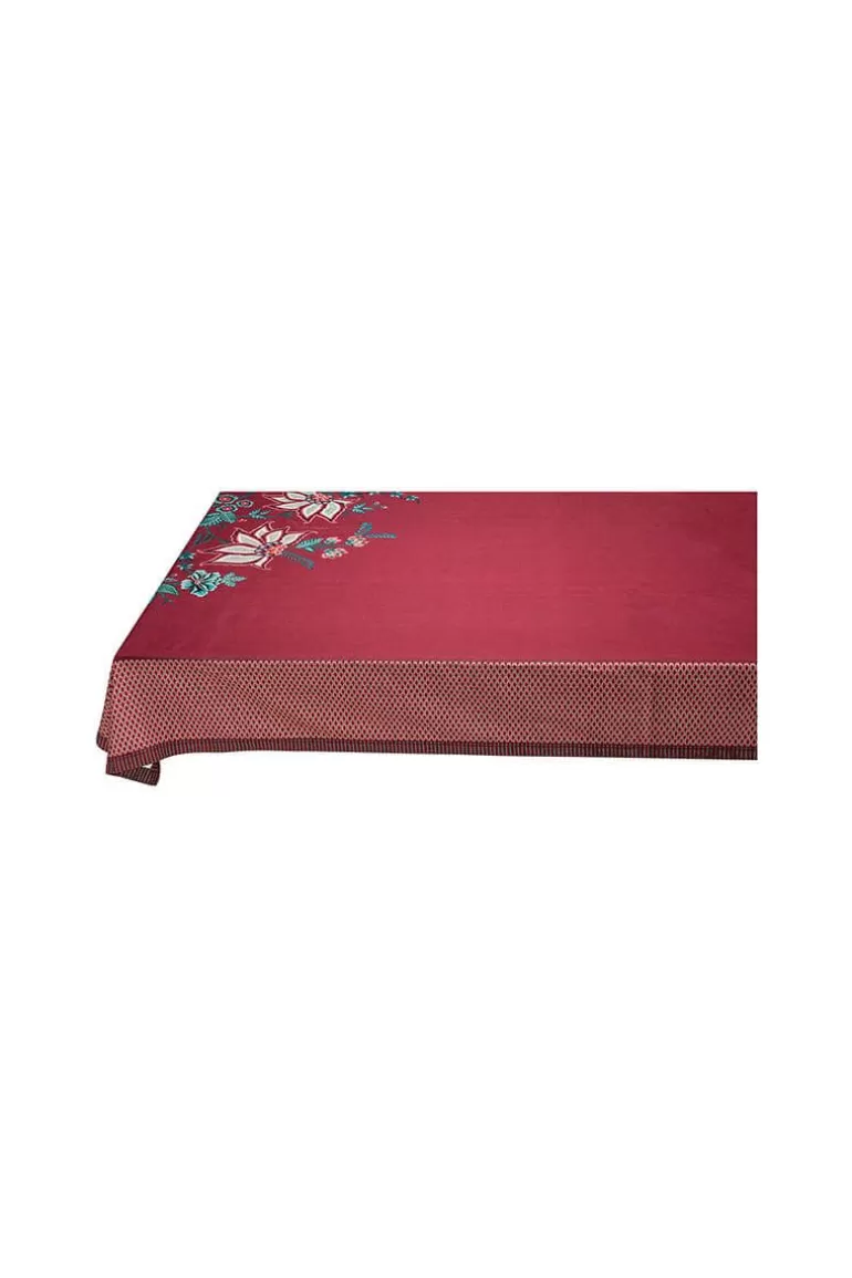 Tischtuch<Pip Studio Flower Festival Tischtuch Dunkel Rosa