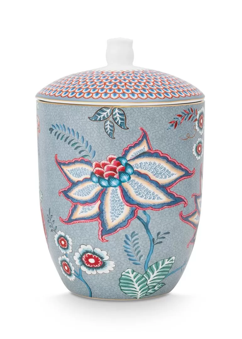 Vorratsdosen<Pip Studio Flower Festival Vorratsdose Hell Blau