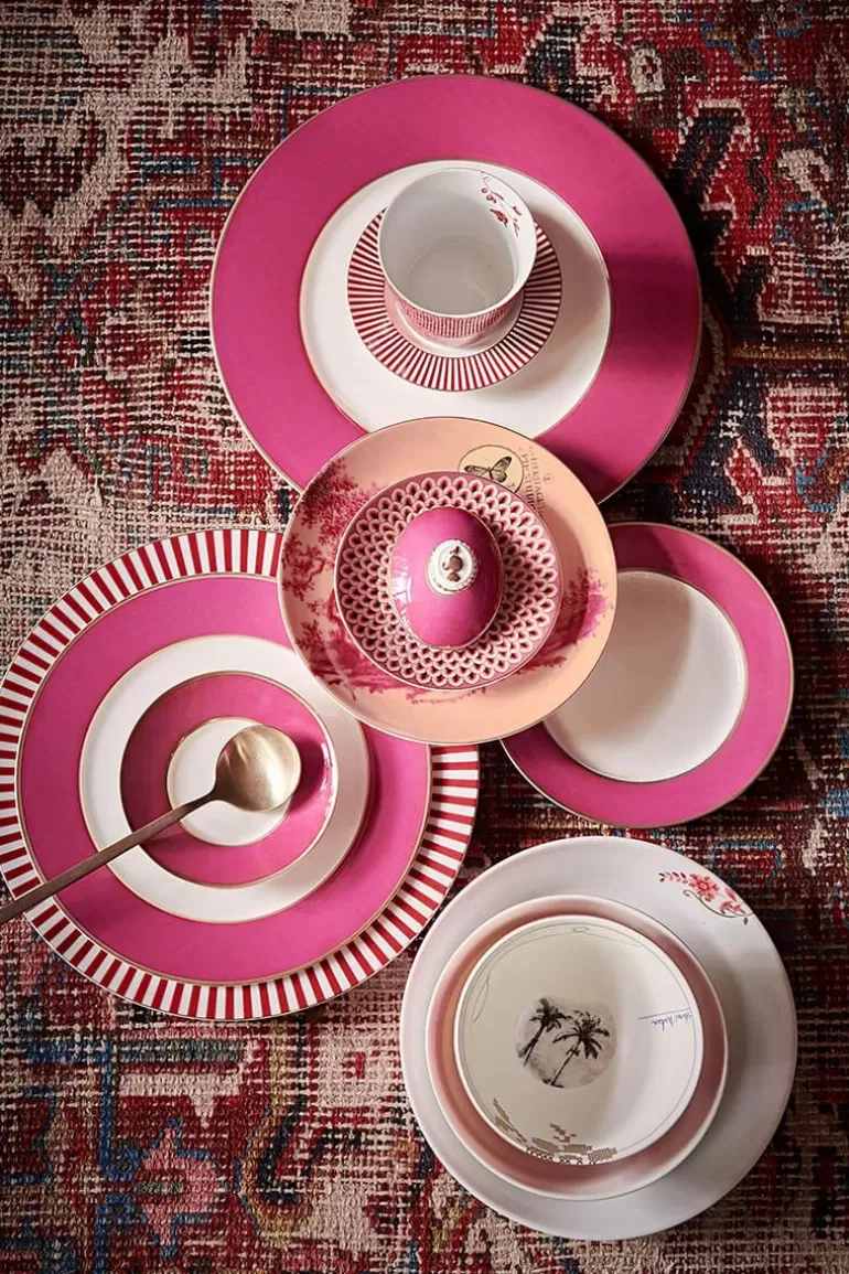 Gebäckteller<Pip Studio Heritage Gebäckteller Bemalt Rosa 18 Cm