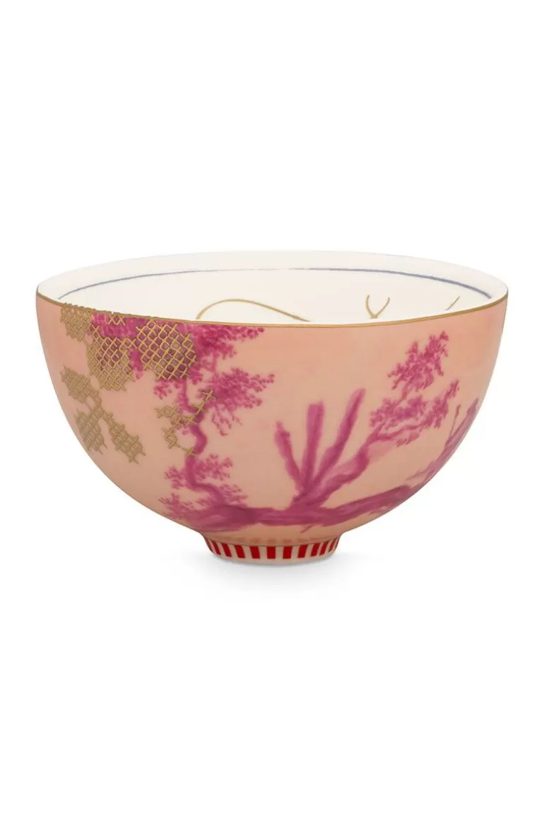 Schalen<Pip Studio Heritage Schale Bemalt Rosa 12 Cm