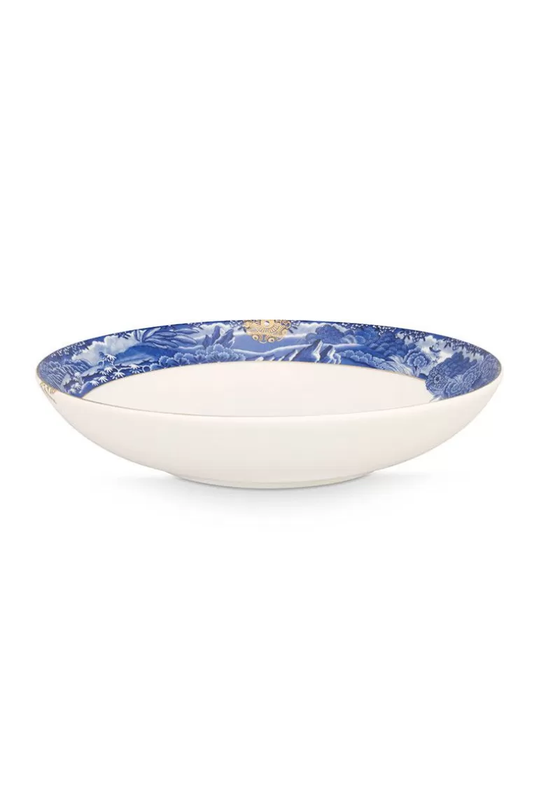 Tiefe Teller<Pip Studio Heritage Suppenteller Grenze Blau 25.5 Cm