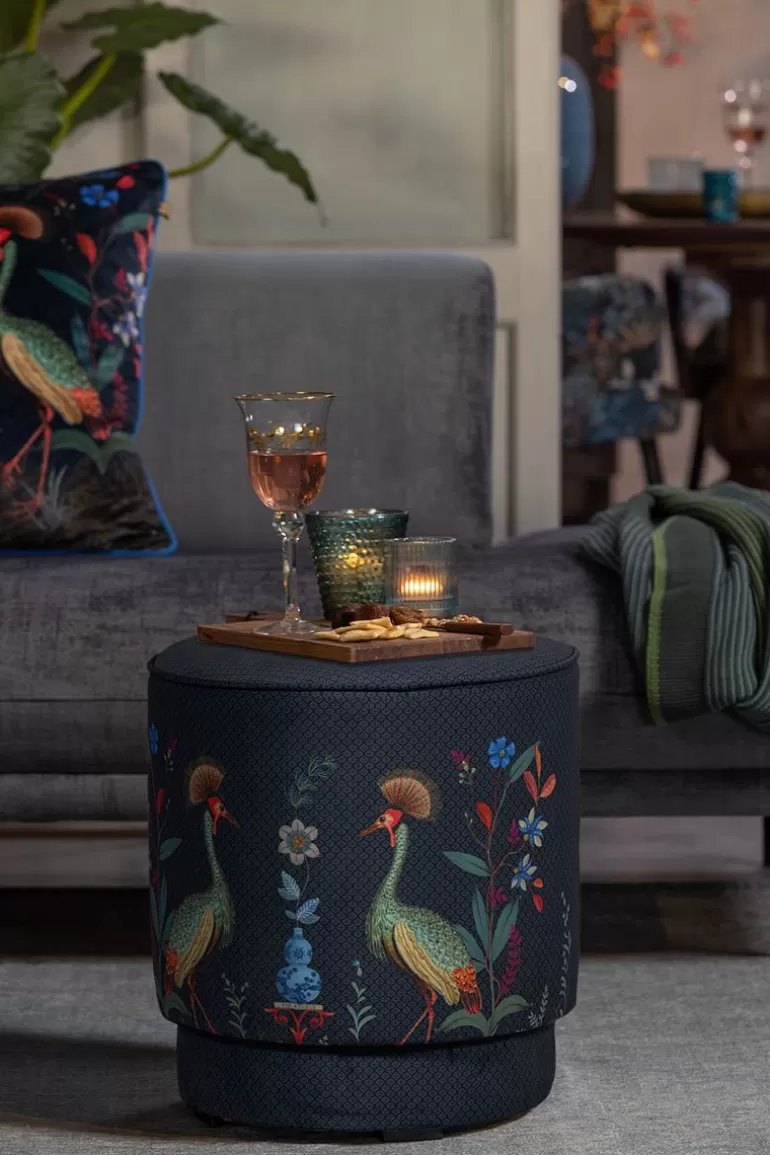 Hocker Und Stühle<Pip Studio Hocker Medium Flirting Birds Blau