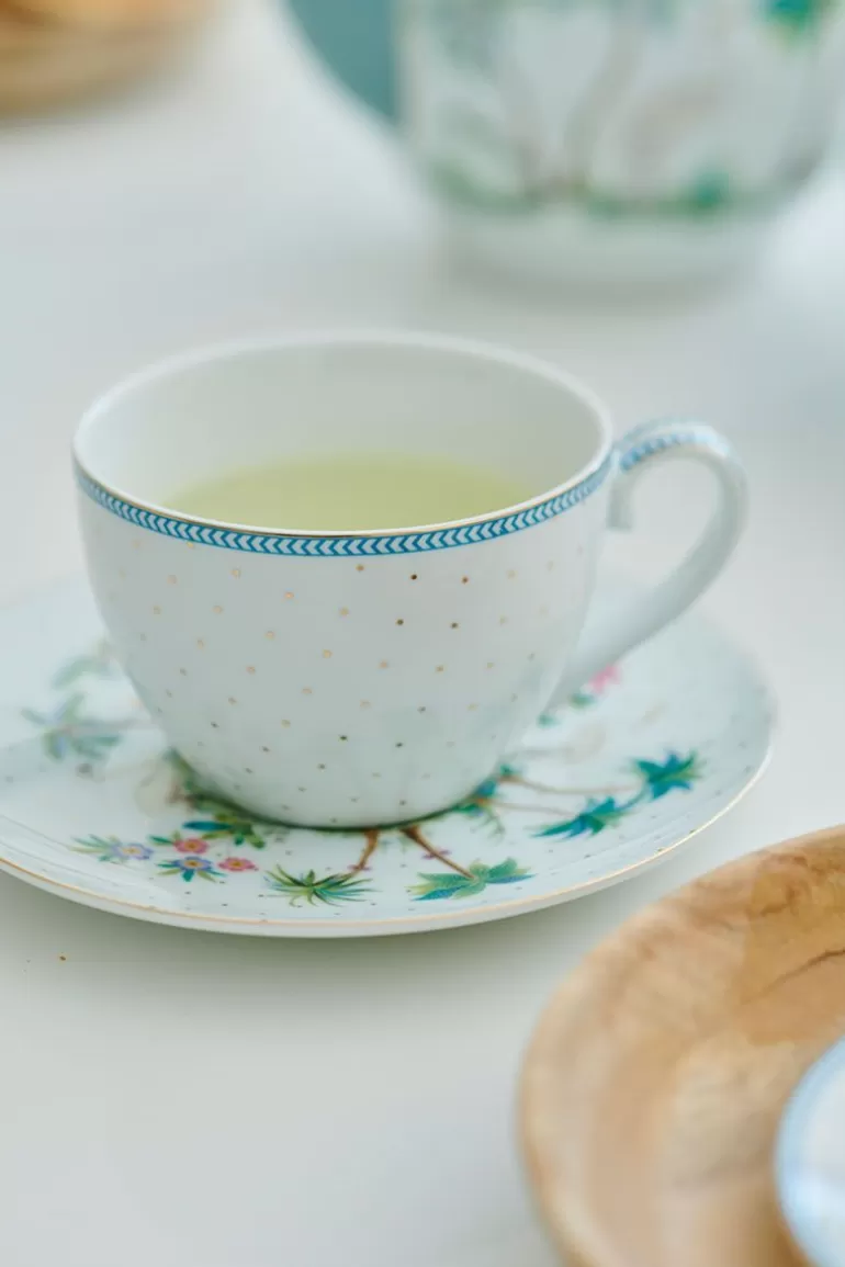 Cappuccino Tasse<Pip Studio Jolie Cappuccino Tasse & Untertasse Dots Gold
