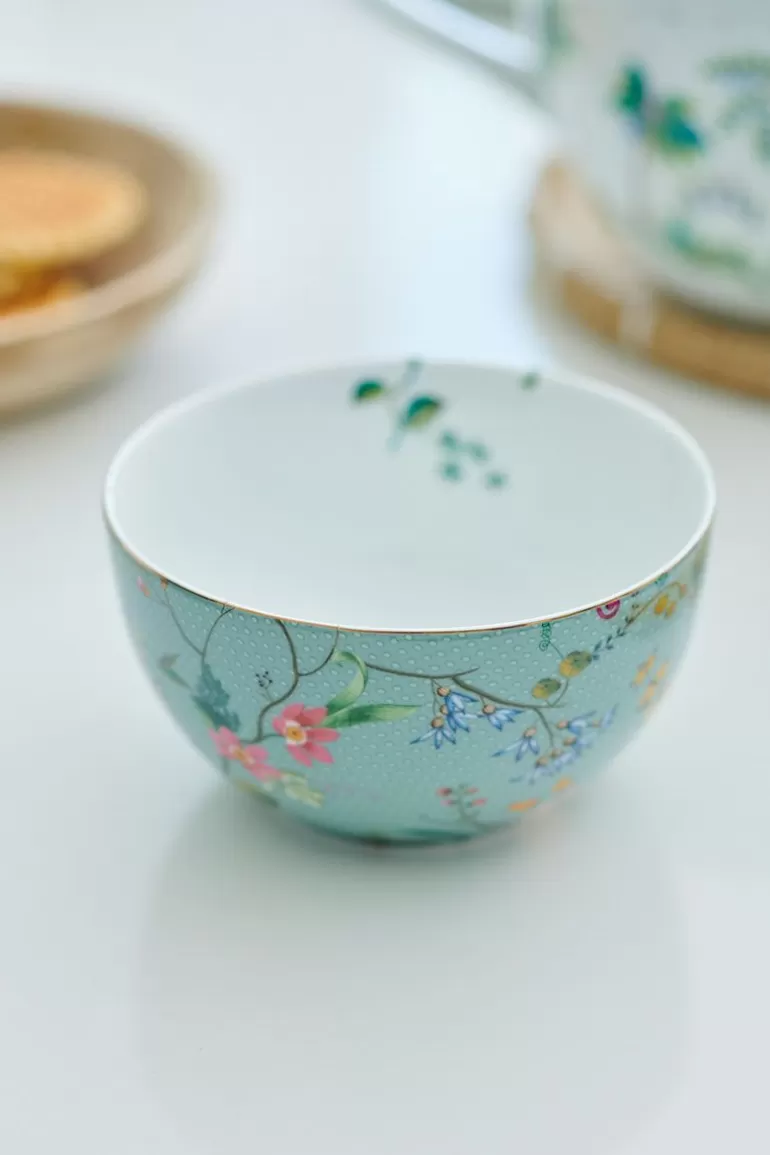 Schalen<Pip Studio Jolie Schale Flowers Blau 12 Cm