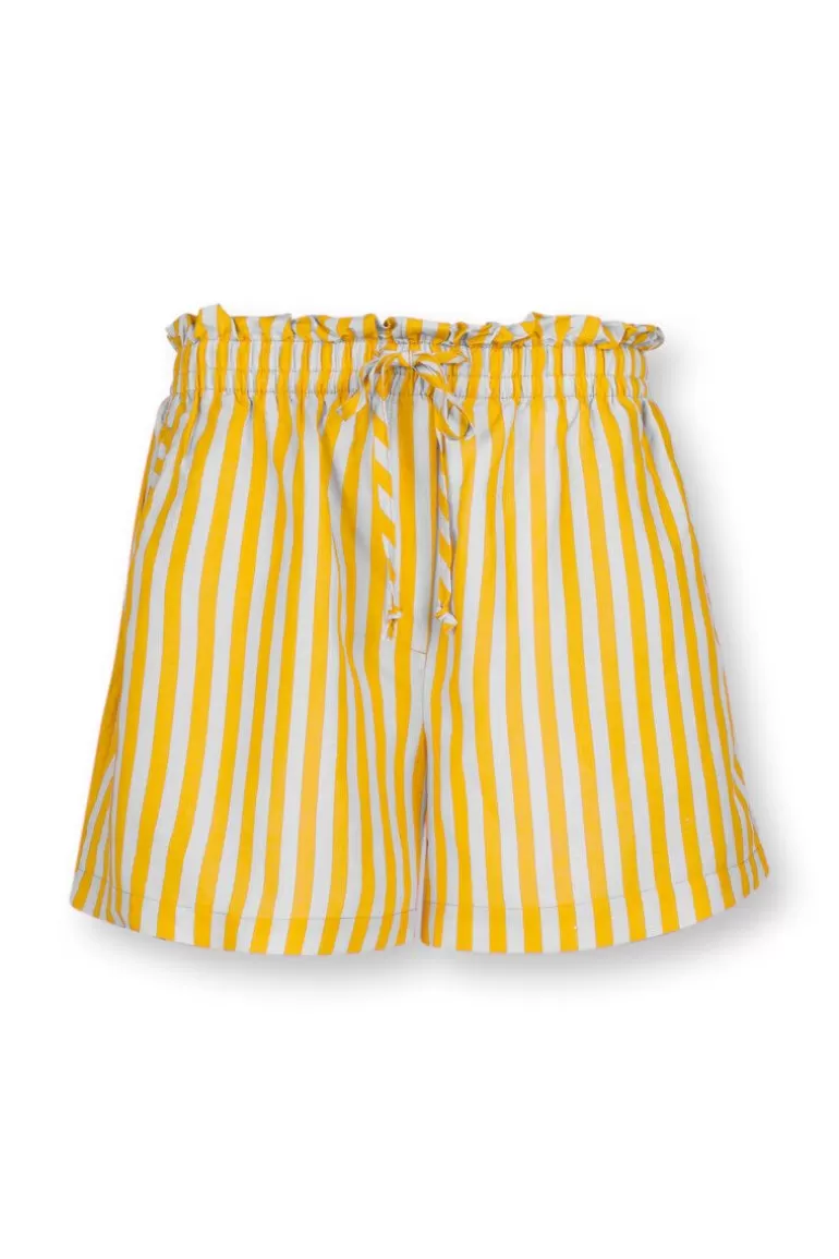 Shorts<Pip Studio Kurze Hose Sumo Stripe Gelb