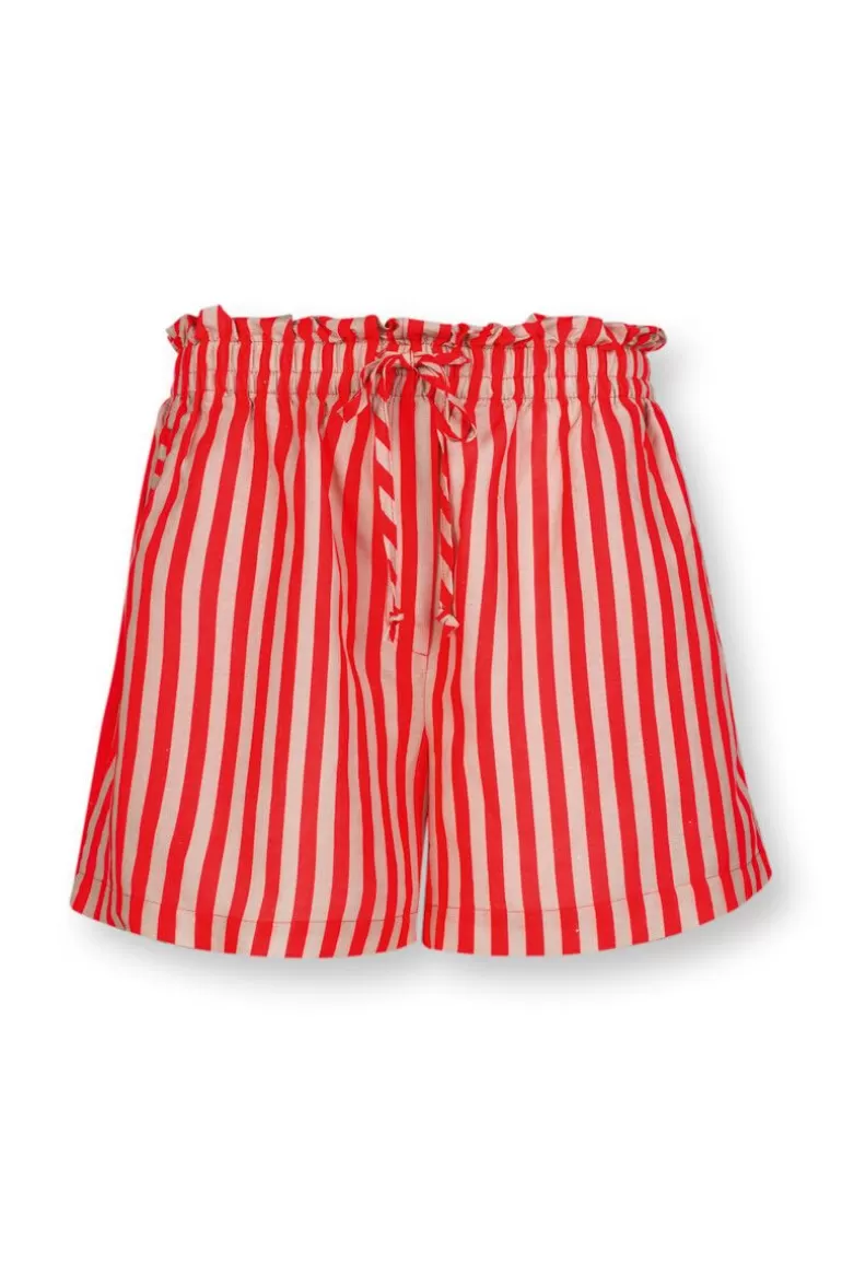 Shorts<Pip Studio Kurze Hose Sumo Stripe Rot