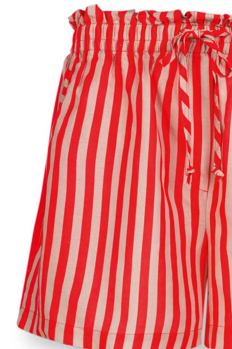 Shorts<Pip Studio Kurze Hose Sumo Stripe Rot