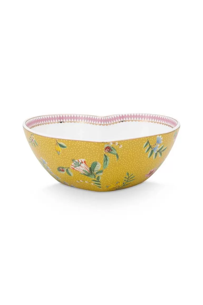 Backgeschirr<Pip Studio La Majorelle Klein Schale Herz Gelb
