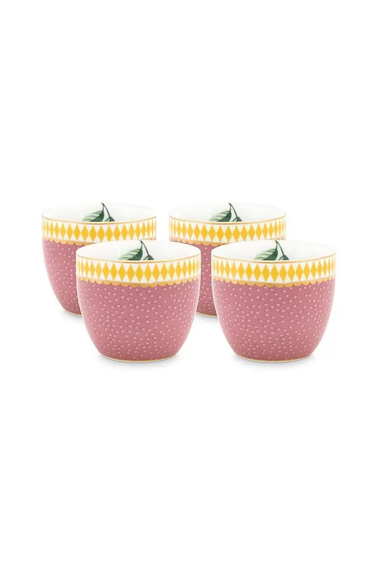 Eierbecher<Pip Studio La Majorelle Set/4 Eierbechers Rosa