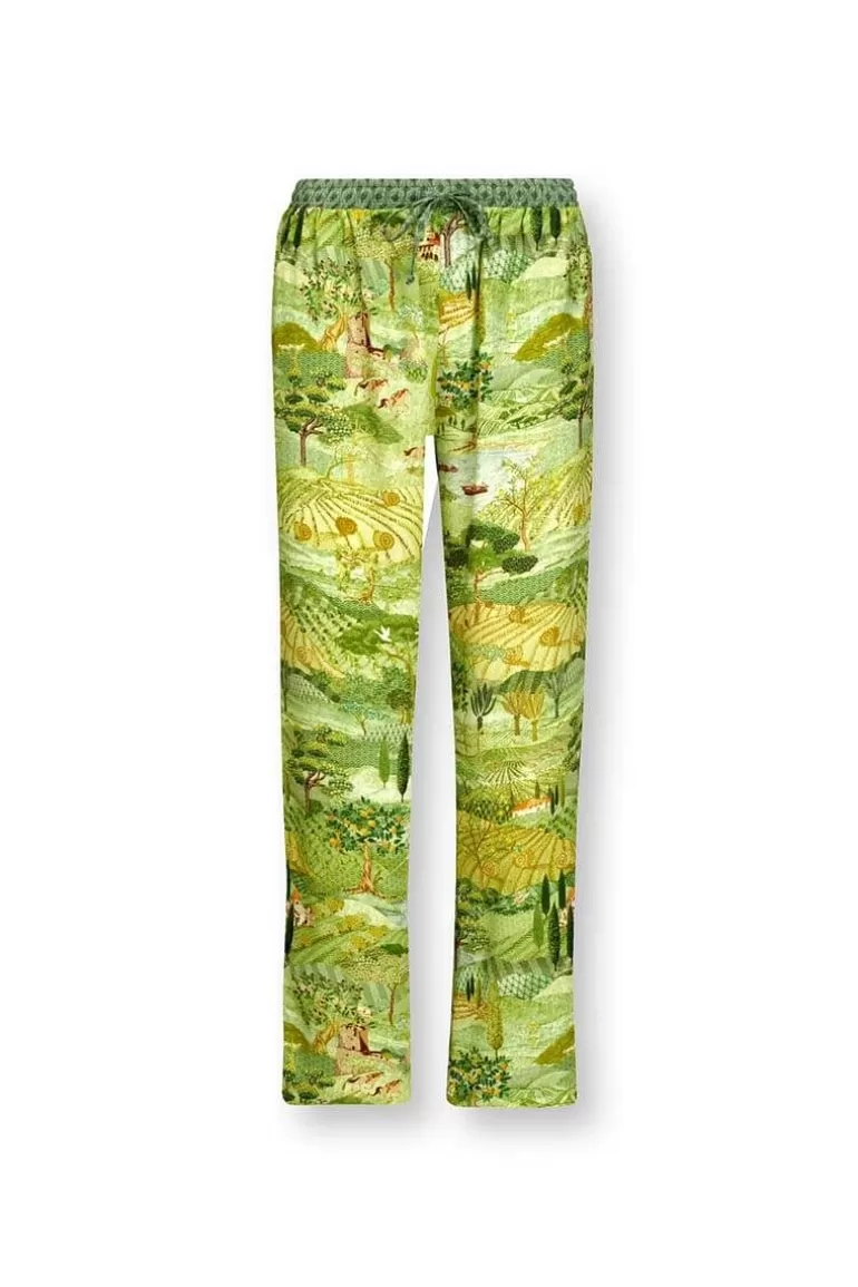 Strandmode<Pip Studio Lange Hose Toscana Grun