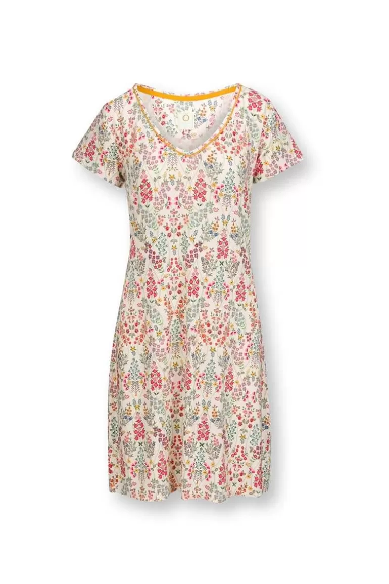 Nachthemden<Pip Studio Nachthemd Kurze Armeln Primavera Weis