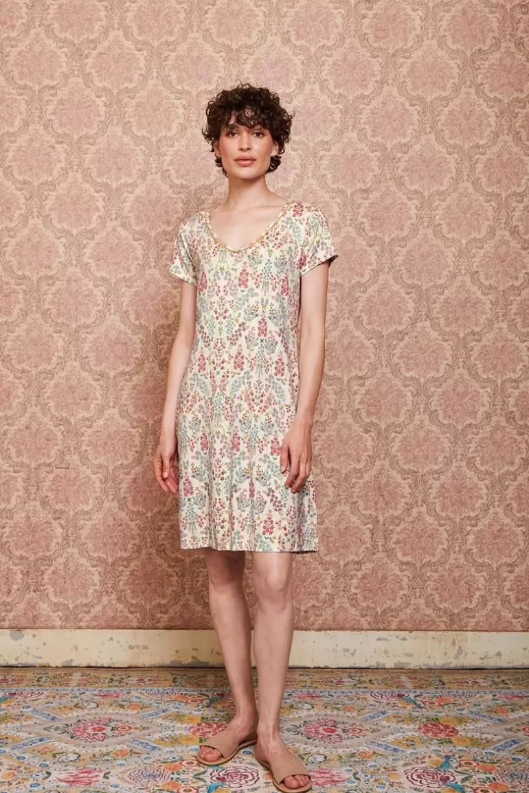Nachthemden<Pip Studio Nachthemd Kurze Armeln Primavera Weis