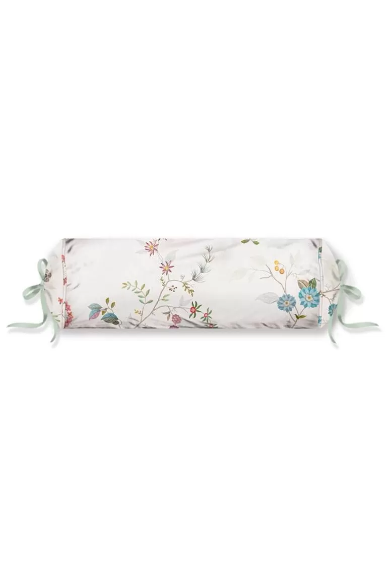 Nackenrolle<Pip Studio Nackenrolle Kawai Flower Weiss