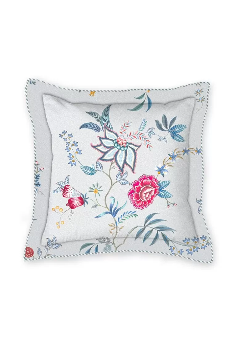 Bettkissen<Pip Studio Quadratisches Zierkissen Flower Festival Weis