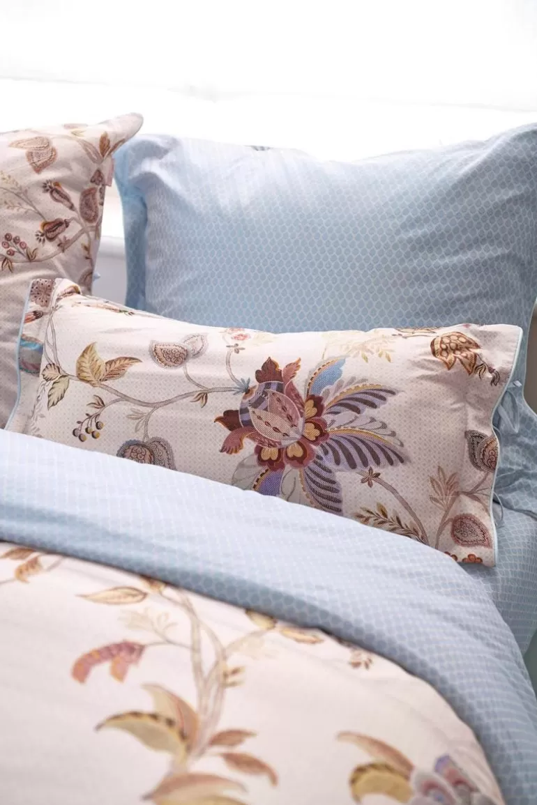 Bettkissen<Pip Studio Rechteckige Zierkissen Cece Fiore S Weis