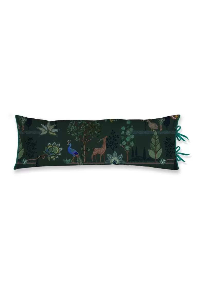 Bettkissen<Pip Studio Rechteckige Zierkissen Lang Alberi Dunkelgrun