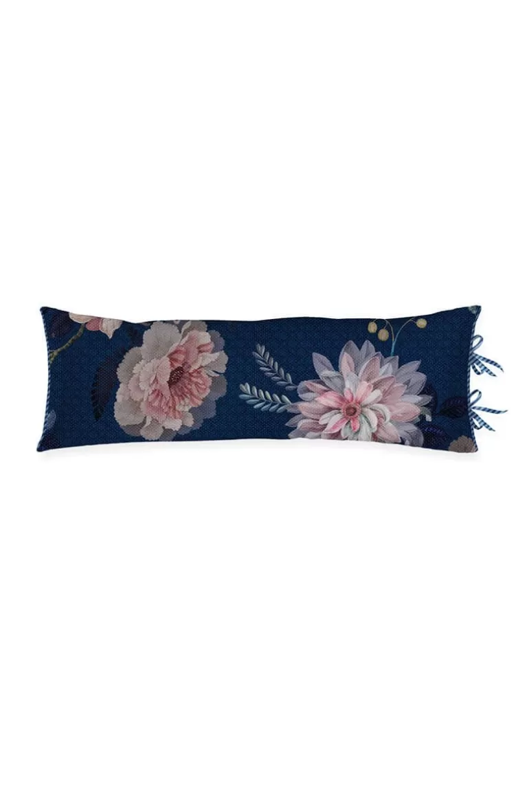 Bettkissen<Pip Studio Rechteckige Zierkissen Lang Tokyo Bouquet Dunkel Blau