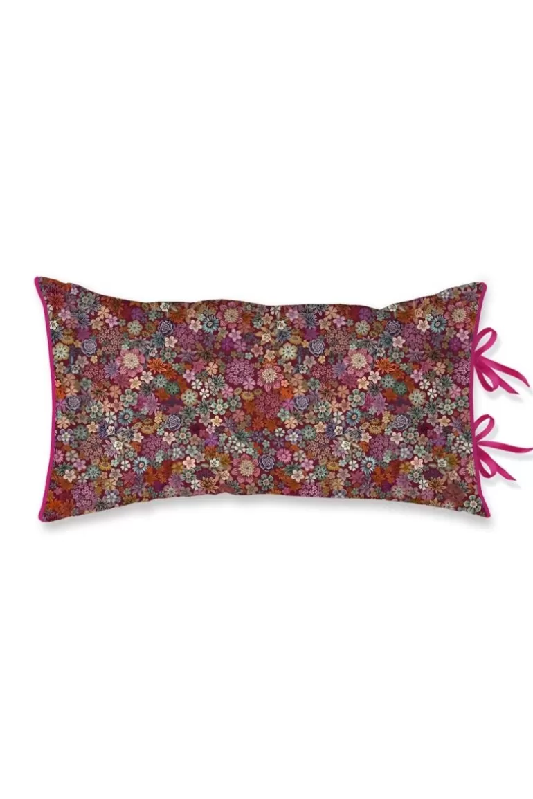 Bettkissen<Pip Studio Rechteckige Zierkissen Tutti I Fiori Dunkelrot