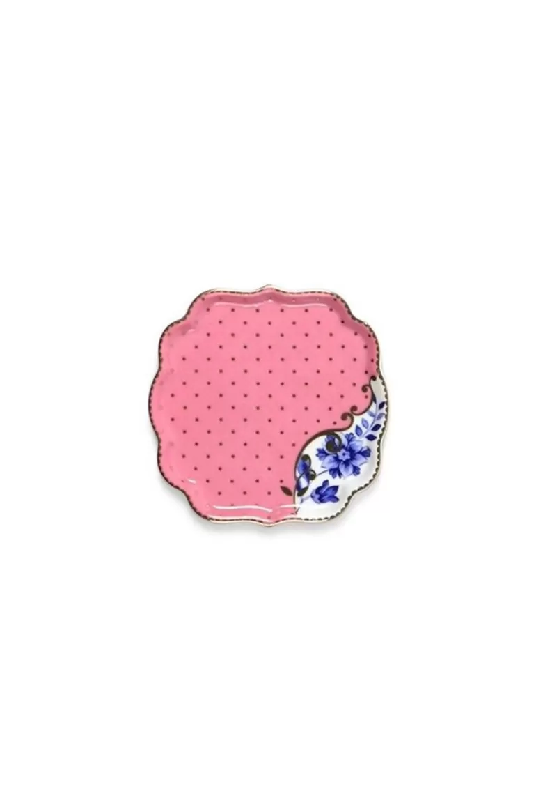 Teebeutelablage<Pip Studio Royal Multi Teebeutelablage Rosa 10 Cm