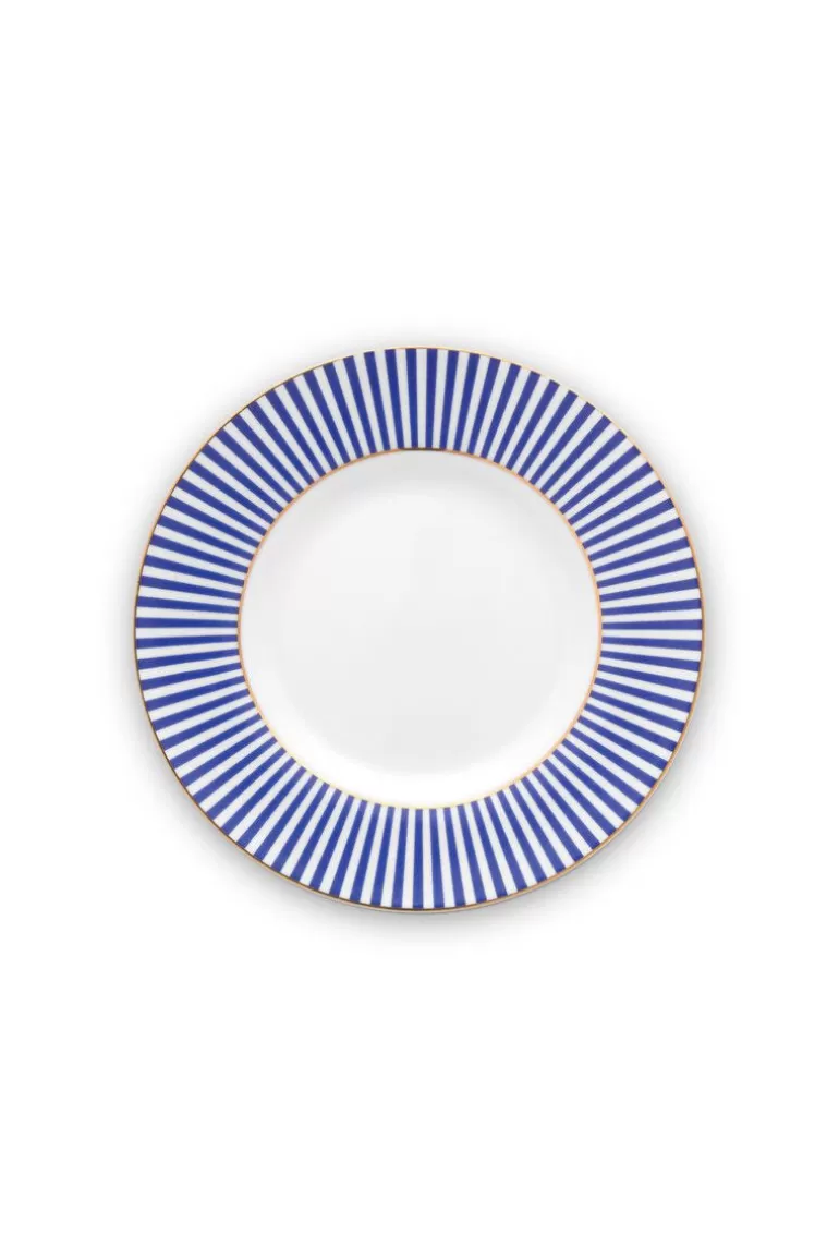 Gebäckteller<Pip Studio Royal Stripes Gebäckteller 17 Cm Blau