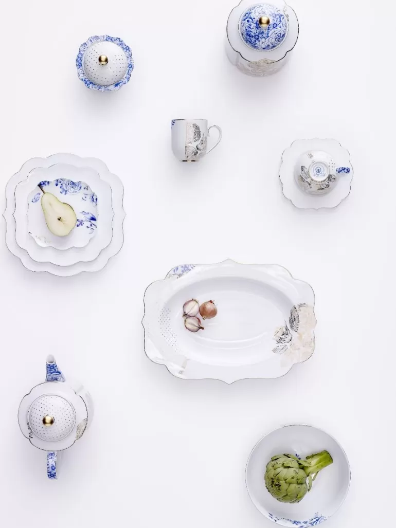 Tasse & Untertasse<Pip Studio Royal White Espresso Tasse & Untertasse