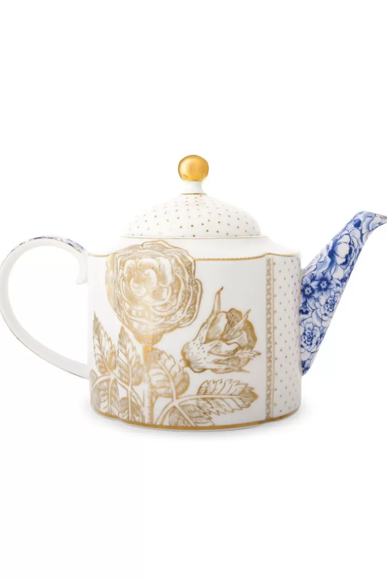 Teekannen<Pip Studio Royal White Teekanne Gross