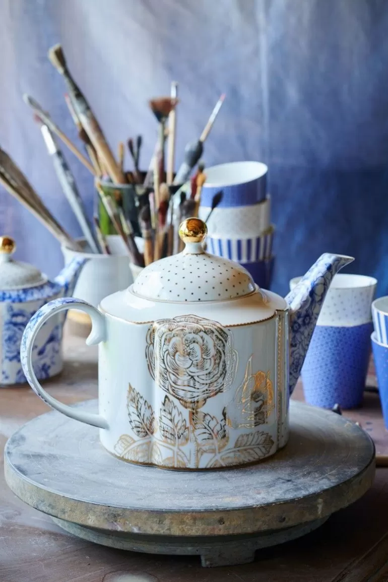 Teekannen<Pip Studio Royal White Teekanne Gross