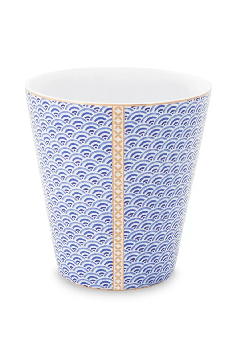 Kaffeetassen<Pip Studio Royal Yerseke Tasse Blau Welle