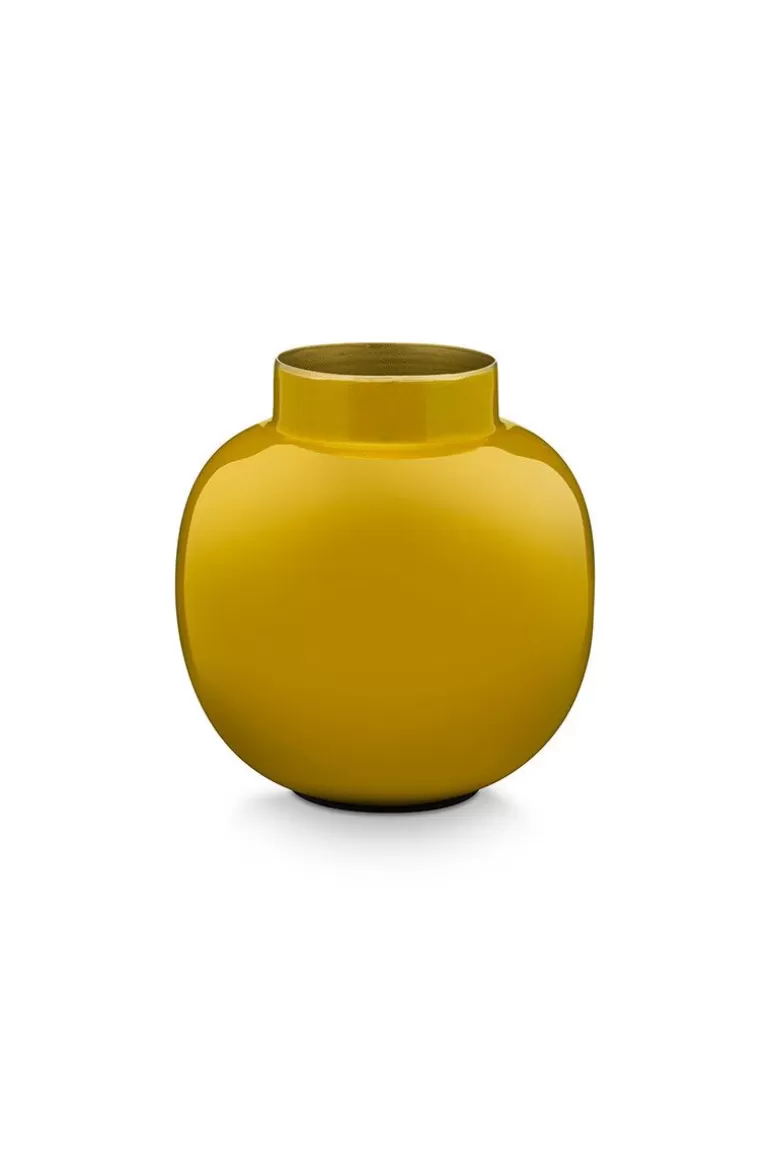 Sale Kleine Vasen<Pip Studio Runde Mini Vase 10 Cm Gelb