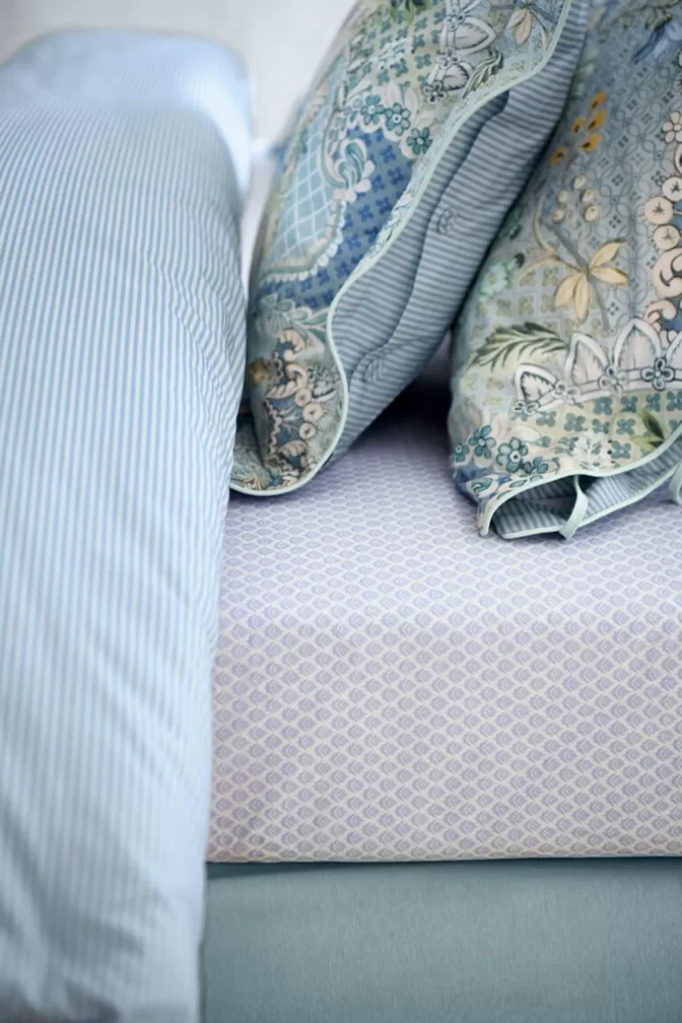 Laken<Pip Studio Spannbettlaken Thousand Leaves Blau