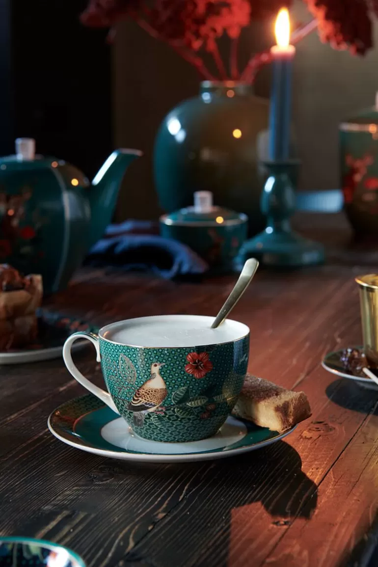 Tasse & Untertasse<Pip Studio Winter Wonderland Cappuccino Tasse & Untertasse Grun