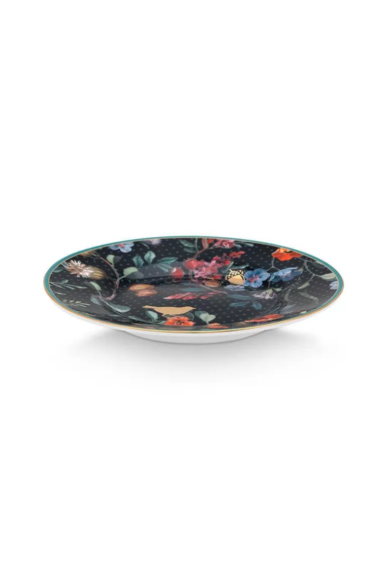 Gebäckteller<Pip Studio Winter Wonderland Petit Four Dunkelblau 12 Cm