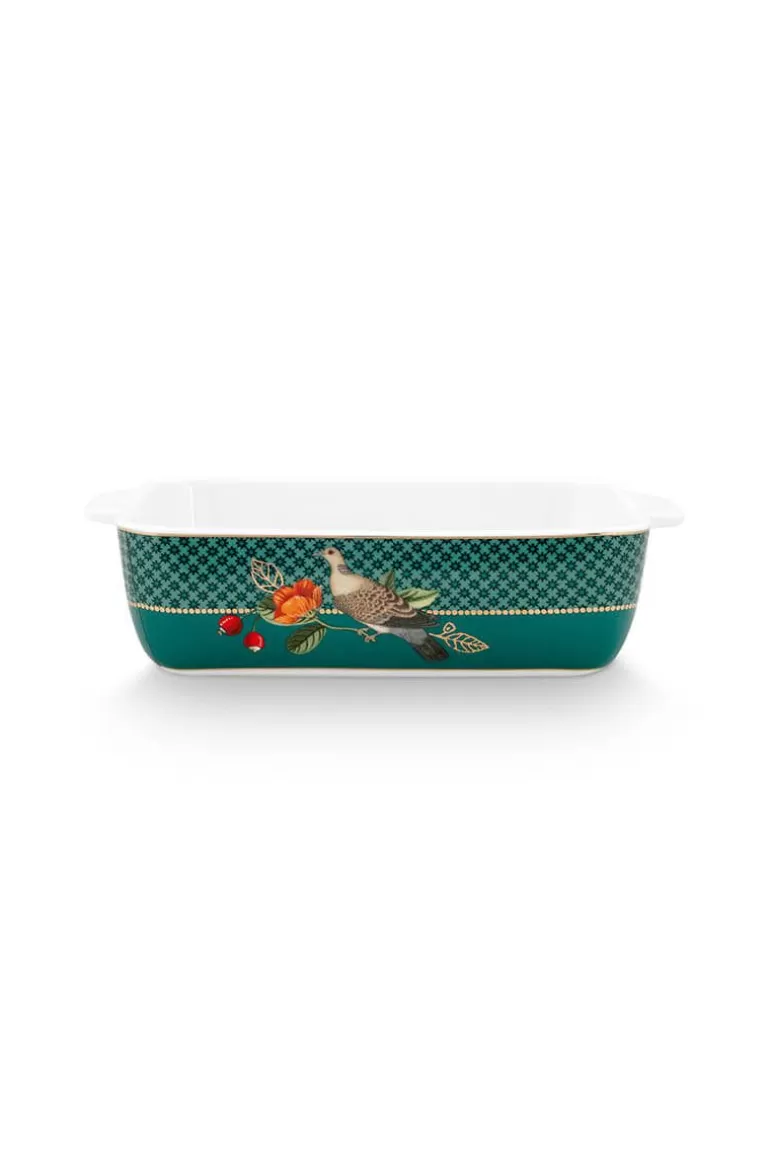 Backgeschirr<Pip Studio Winter Wonderland Servierschale Rechteckig Klein Grun