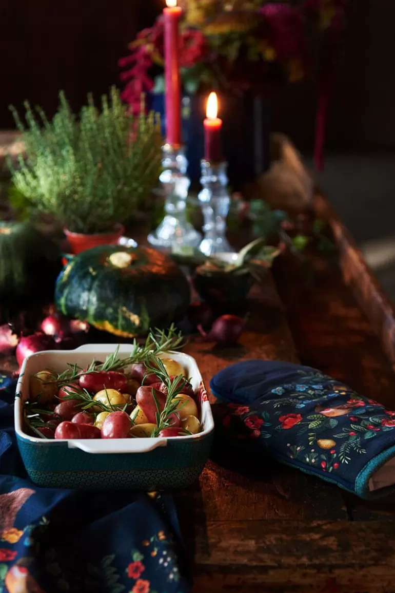 Backgeschirr<Pip Studio Winter Wonderland Servierschale Rechteckig Klein Grun