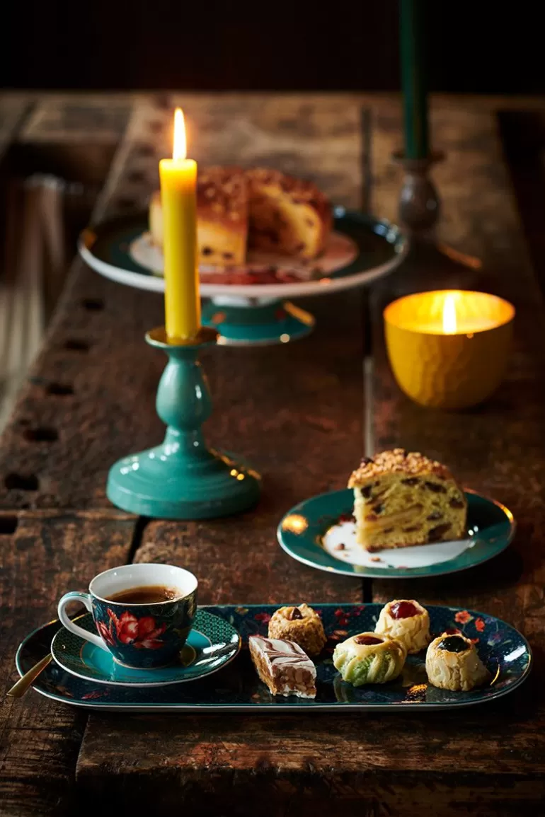 Tasse & Untertasse<Pip Studio Winter Wonderland Set/2 Espresso Tassen & Untertassen Dunkelblau