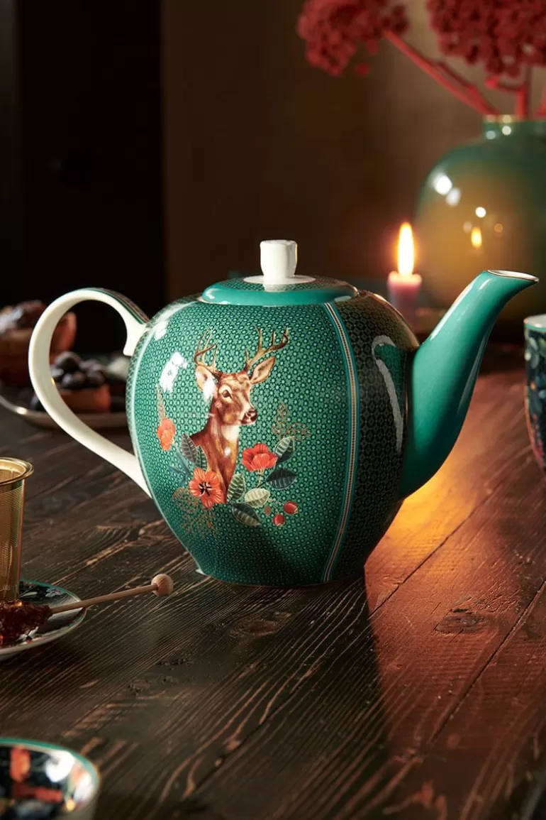 Teekannen<Pip Studio Winter Wonderland Teekanne Gross Grun