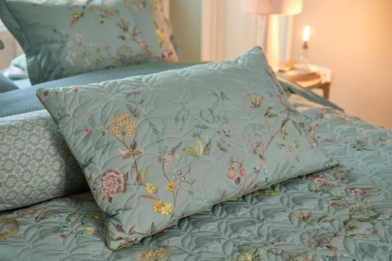 Bettkissen<Pip Studio Zierkissen Quilted Autunno Hell Blau
