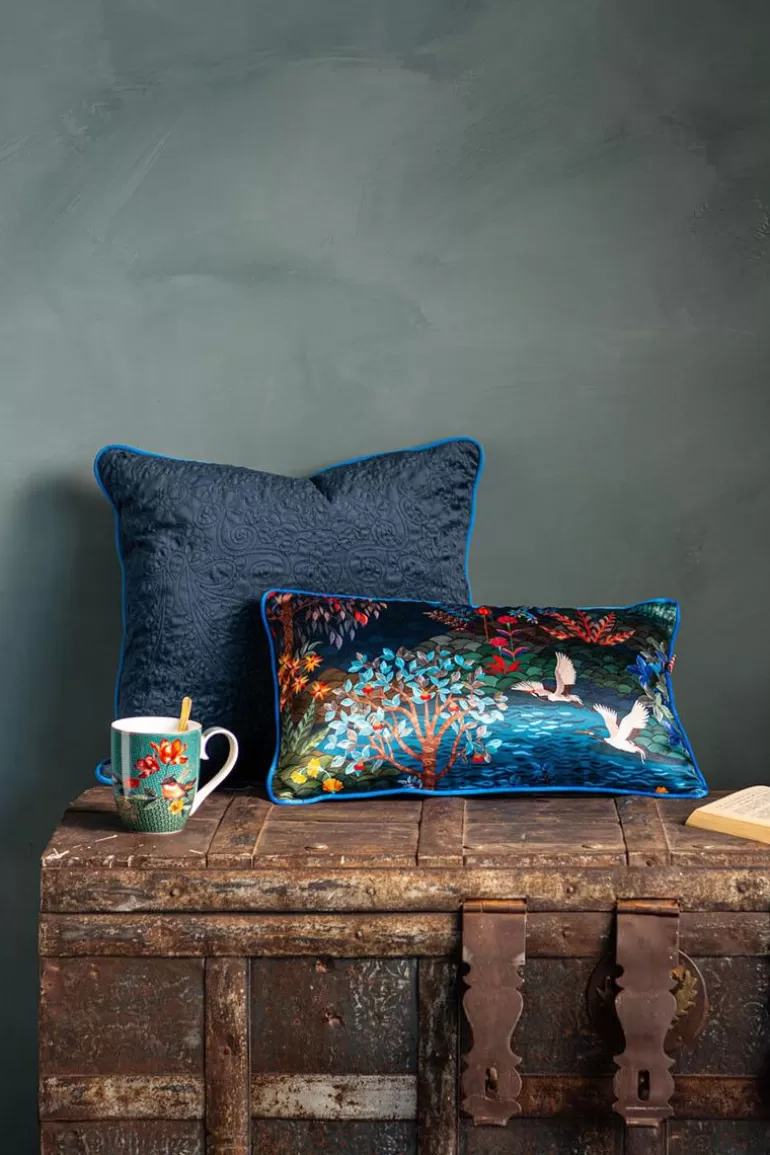 Zierkissen<Pip Studio Zierkissen Quilted Dunkelblau